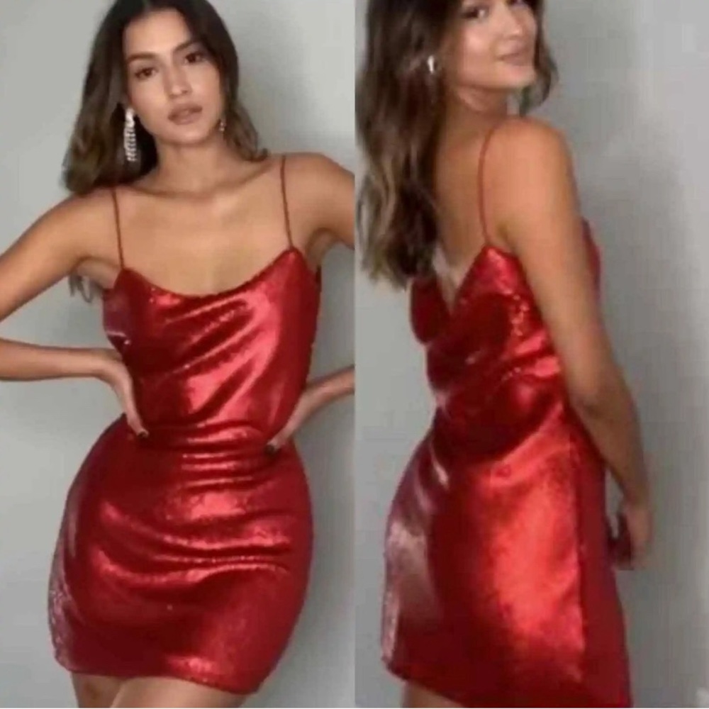 New with tags, beautiful dress ZARA SEQUIN DRESS
